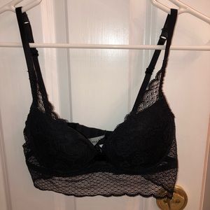 Etam Black Lace Bra